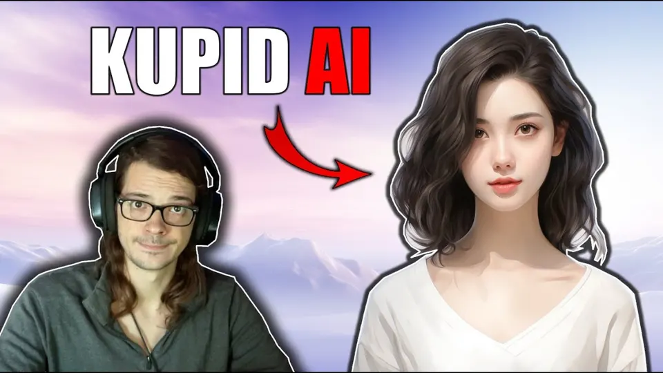 Miniatura filmu na YouTube „The AI Girlfriend App to RULE them ALL... | Kupid AI” (kanał Obscure Nerd)